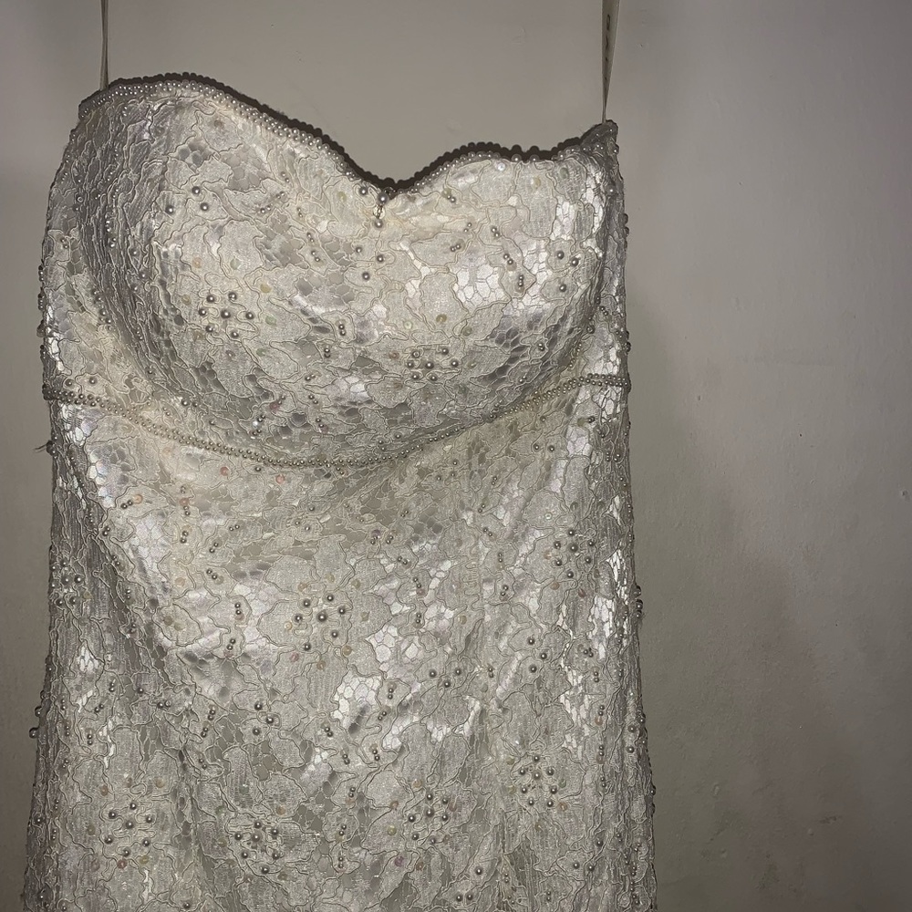 Beautiful beaded wedding dress